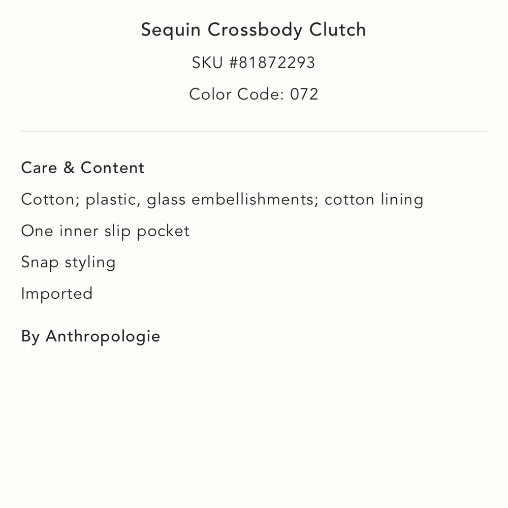 Sequin Crossbody Clutch - Picture 4 of 6